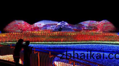 最壯觀的鼕季燈光秀(xiu)在日本呈現