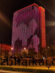 威海綠軸(zhou)中央商務區亮化工(gong)程