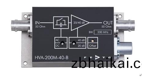 HVA係列(lie)帶(dai)寬(kuan)電(dian)壓放(fang)大器(qi)
